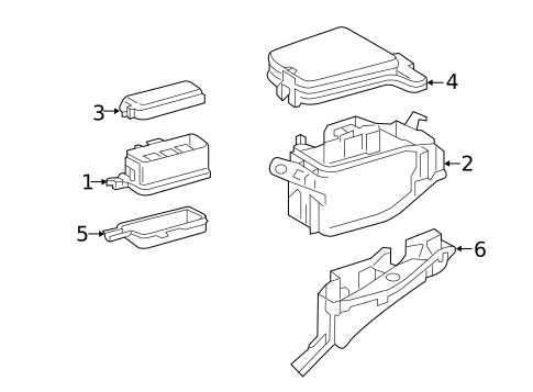 Fuse & Relay for 2019 Toyota Highlander #0