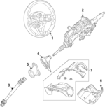 68438450AC - Steering: Intermediate Shaft for Mopar Image