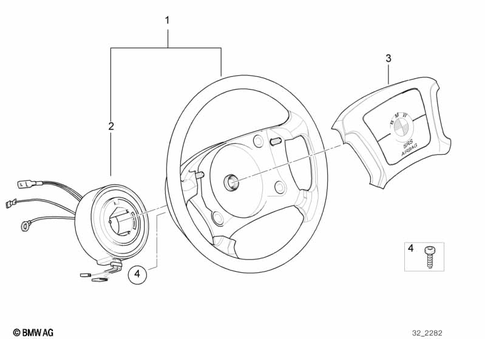 Steering Wheel for 1992 BMW 850Ci #3