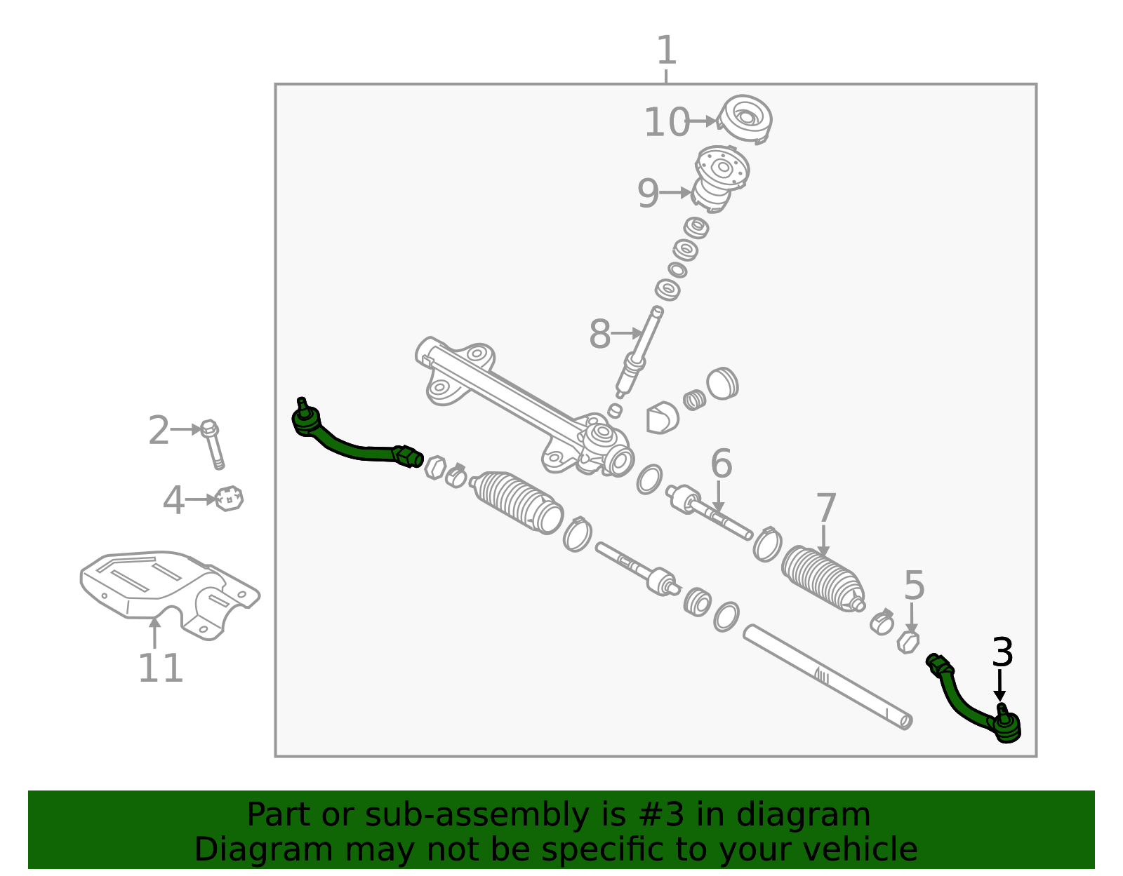 56820-B0000 - Outer Tie Rod 2014-2018 Kia | Kia.Parts Store