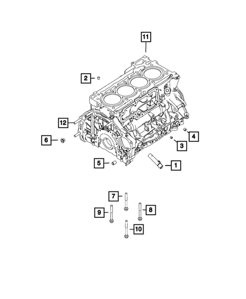 Cylinder Block for 2019 Alfa Romeo Stelvio #0