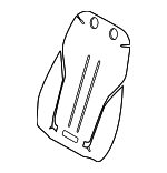 52109882333 - Body: Seat Back Heater for BMW: X5, X6, XM Image