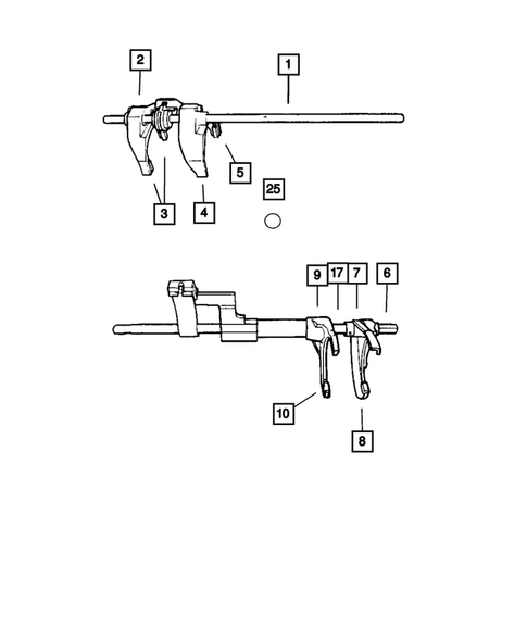 Forks and Rails for 2001 Dodge Viper #0