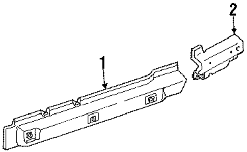 Rocker for 1995 Ford Crown Victoria #0