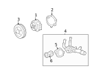 12709178 - Belts &amp; Cooling: Engine Water Pump for GM Image