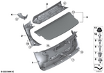 51497954138 - : Trunk Lid Trim Panel for BMW Image