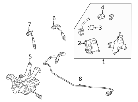 Emission Components for 2012 Land Rover Range Rover Evoque #2