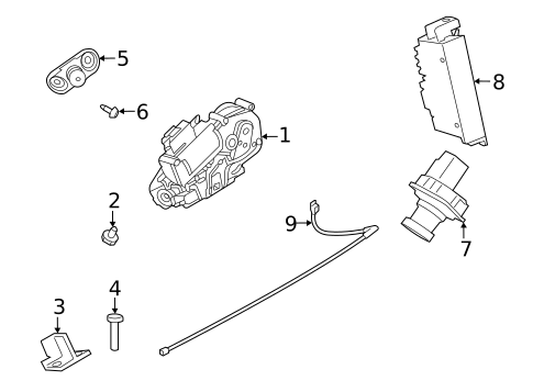 Lock & Hardware for 2025 Lincoln Corsair #2