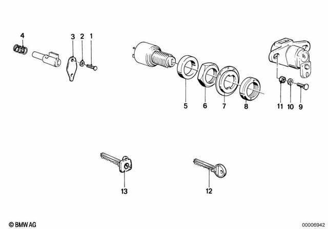 51251242647 - Body Equipment: Notched Nail - 3X9 for BMW-Motorrad Image