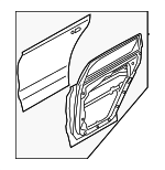 77004R6010 - Body: Door Shell for Hyundai: Santa Fe Image