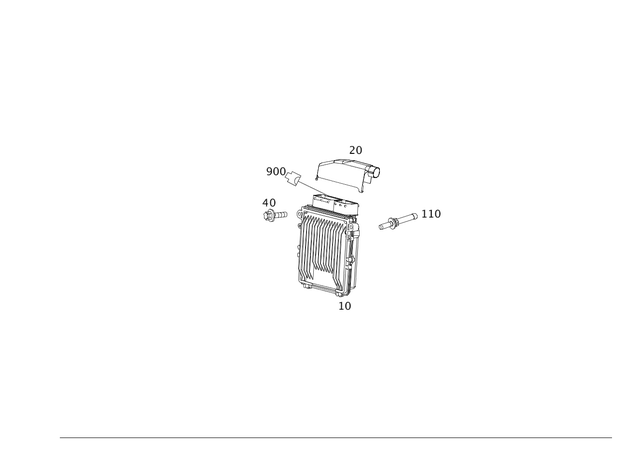 2711590725 - Electrical Equipment and Instruments: Cable Guide for Mercedes-Benz Image image