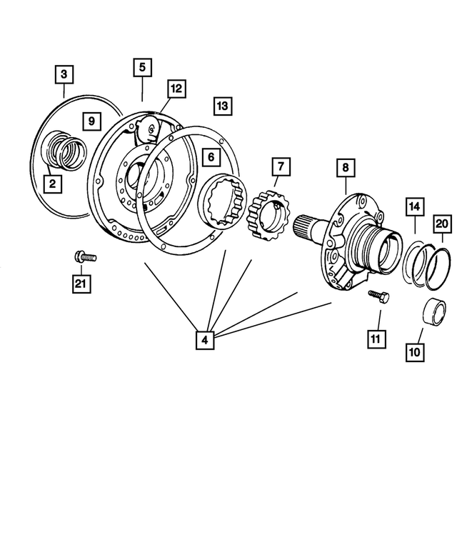 R4796467AE - Automatic Transmission 4 Speed: Transmission Pump Package for Mopar Image image
