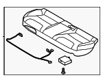 89100AT610AUQ - Body: Cushion Assembly for Kia: Niro Image