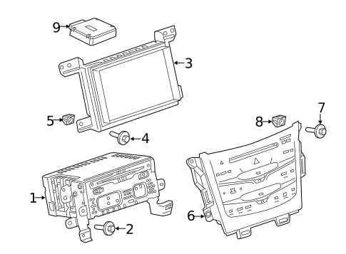 Navigation System for 2018 Lincoln MKT #0