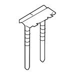 Roof Molding Retainer Clip