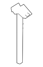 C273509H3 - Body: Roof Molding Retainer Clip for Mazda Image