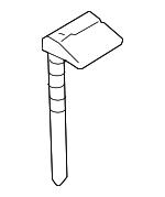 C235509H2C - Body: Roof Molding Retainer Clip for Mazda Image