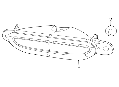 High Mount Lamps for 2010 Chrysler Sebring #0