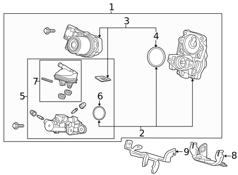 Hydraulic System for 2016 Acura RLX #0