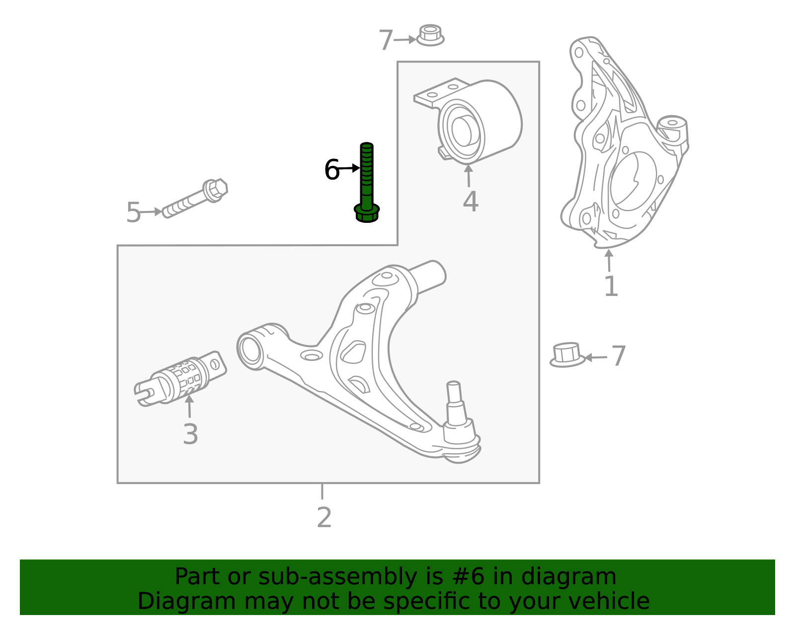 Rear Lower Control Arm Bolt (Replaces Part Number 11517955 and 11509671 ...