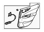 676307815325 - Body: Door Trim Panel for Lexus: NX250, NX350, NX350h, NX450h+ Image