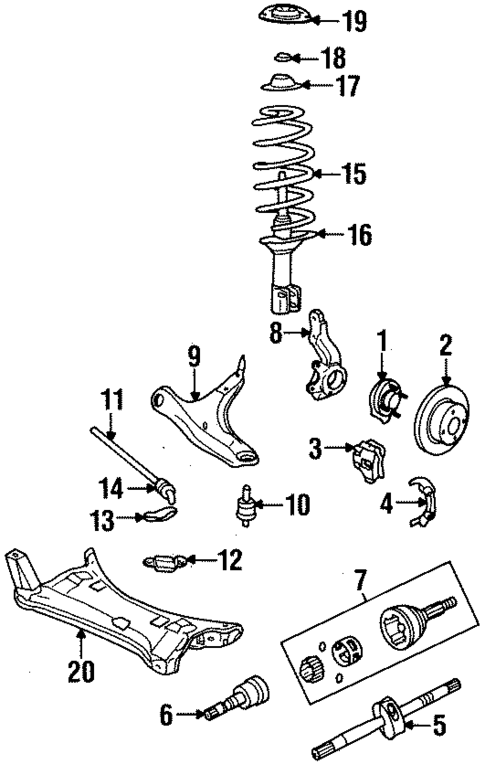 Front Brakes for 1987 Dodge Charger #0