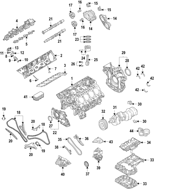 P2100031F - Engine: Engine for Audi Image