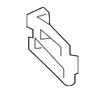 992807891 - Body: Inner Bracket for Porsche: 718 Boxster, 718 Cayman, 718 Spyder, 911, Boxster, Cayman Image