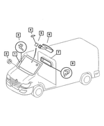 5103586AA - Body Sheet Metal Except Doors: Windshield for Mopar Image