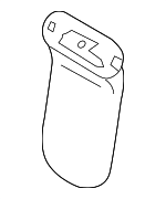 99752173300 - Body: Air Duct for Porsche: 718 Boxster, 718 Cayman, 718 Spyder, 911, Boxster, Cayman, Panamera Image