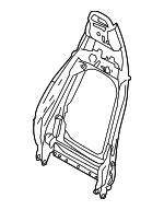 9P1881045AB - Body: Seat Back Frame for Porsche: 718 Boxster, 718 Cayman, 718 Spyder, 911, Boxster, Cayman Image