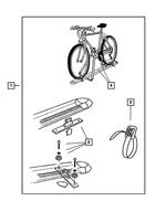 82203471 - Mopar Accessories - Component Parts: Bike Carrier Kit for Mopar Image