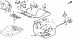 77963SL4N81 - Electrical/Exhaust/Heater/Fuel: HOLDER, CONNECTOR (2P) for Acura Image