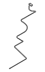 96543089 - Body: Washer Hose for Chevrolet: Aveo, Aveo5 | Pontiac: G3 Image image