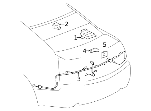 Bumper & Components - Rear for 2011 Cadillac CTS #3