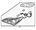 924022M050 - Electrical: Combo Lamp Assembly for Hyundai: Genesis Coupe Image