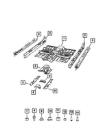 6511308AA - Body Sheet Metal Except Doors: Weld Nut for Mopar Image