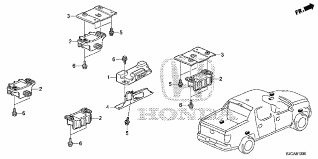 TPMS Unit for 2014 Honda Ridgeline #0