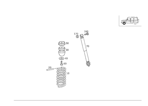 Springs and Suspension, Front for 2007 Mercedes-Benz G55 AMG #0
