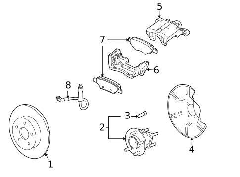 Disc Pads & Brake Shoes for 2007 Buick Terraza #0