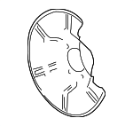 15181174 - Brakes: Backing Plate for GM Image