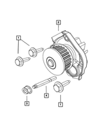 6106023AA - Cooling: Nut And Washer for Mopar Image