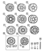 5PL24RXFAC - Wheels: Aluminum Wheel, Front Or Rear for Ram: 2500 Image