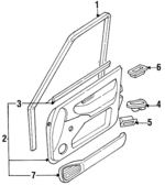 7692265Y00 - : Pillar for Nissan: Sentra Image