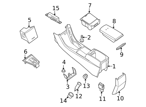 Keyless Entry Components for 2009 Nissan Altima #0
