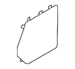 NL3Z18978AB - Body: Speaker Grille for Ford Image