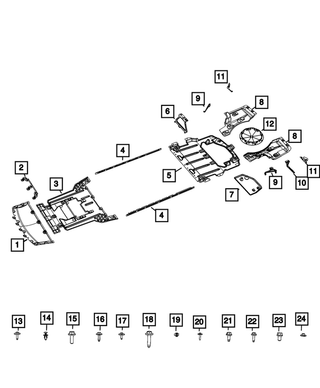 6514032AA - : Hex Head Screw And Coned Washer for Mopar Image