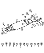 68624137AC - Frame, Bumper and Fascia: Front Belly Pan for Mopar Image