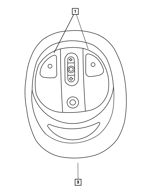 5016602AA - Instrument Panel and Radios and Consoles: Maplamp Lens, Right for Mopar Image