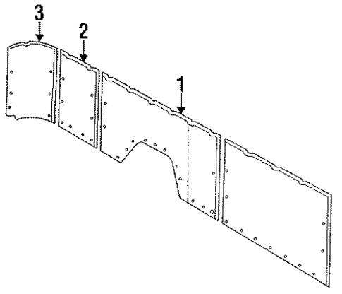 Interior Trim - Side Panel for 1992 Dodge B350 #1